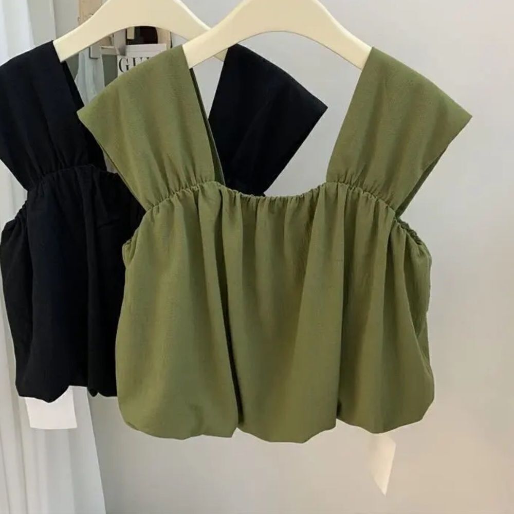 New- green  bubble top.